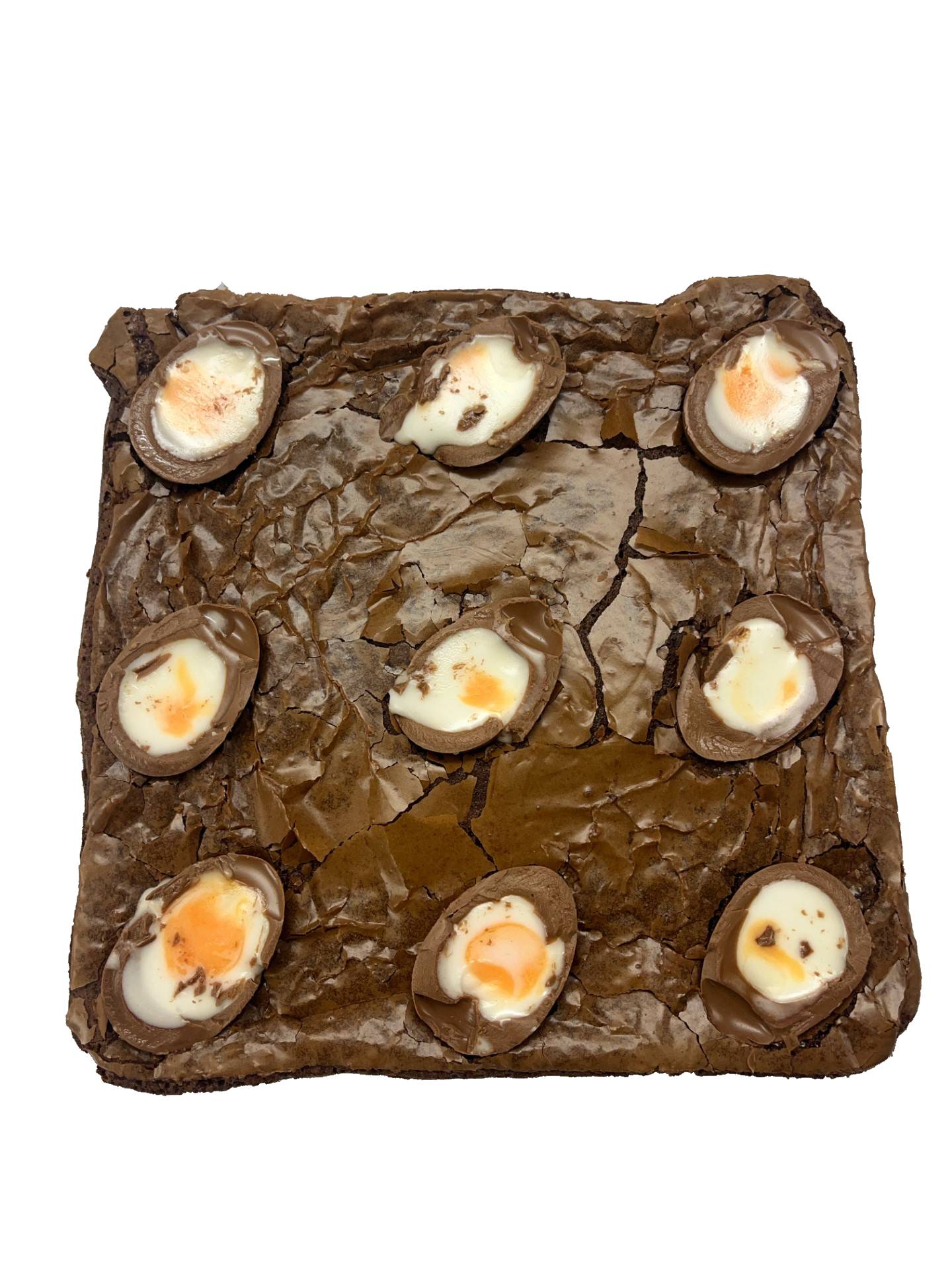 Whole Creme Egg Brownie